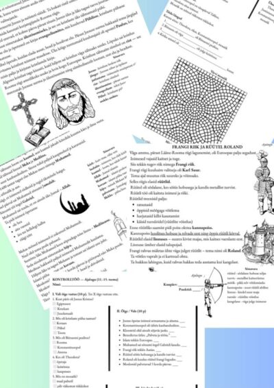 Ajalugu; 5.klass; 5 teemat + kontrolltöö (11.-15. tund)