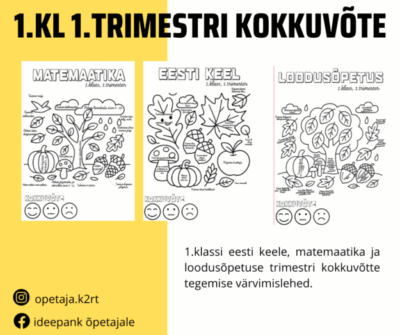 1. trimestri kokkuvõte