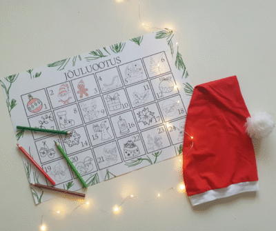 Värvitav advendikalender