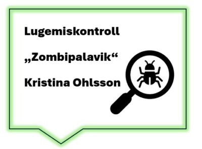Lugemiskontroll "Zombipalavik" Kristina Ohlsson