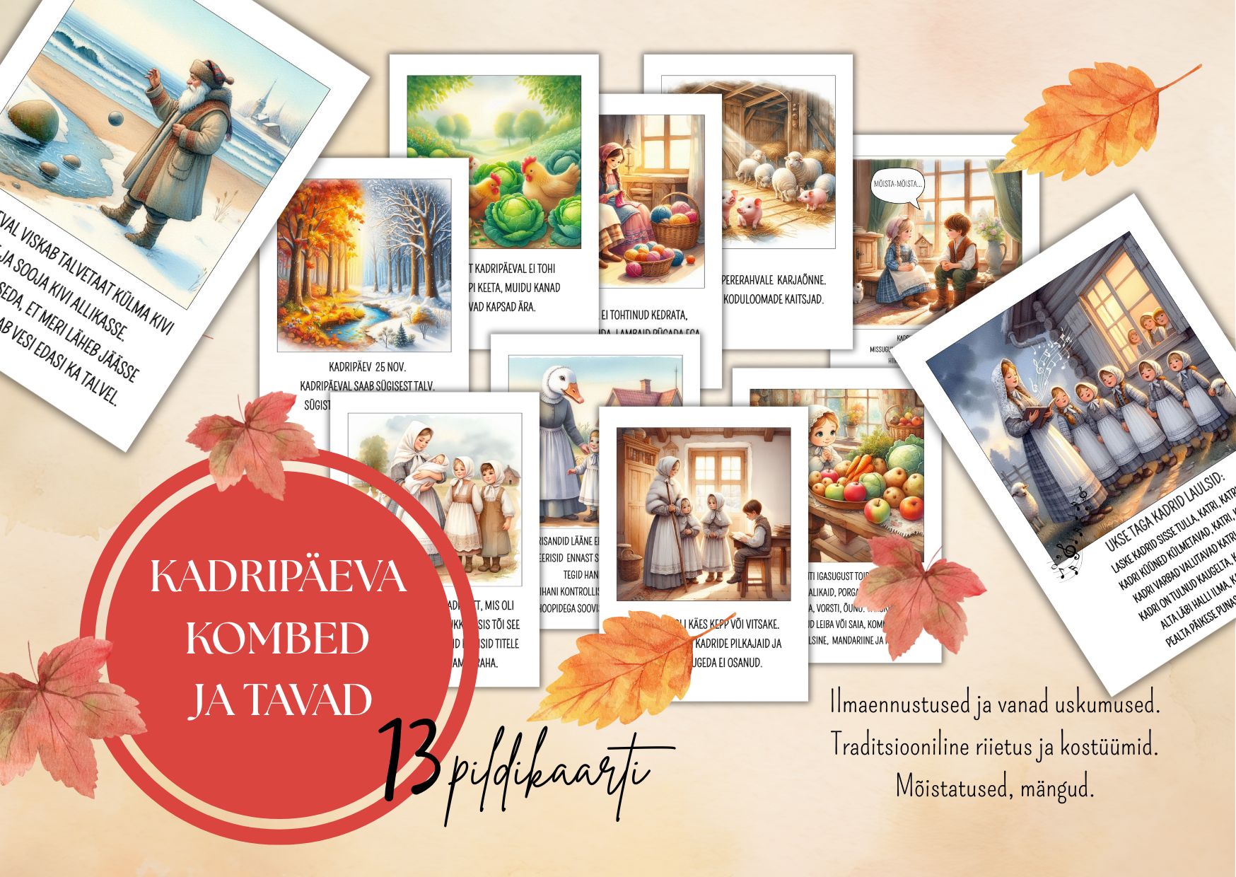 KADRIPÄEVA KOMBED JA TAVAD