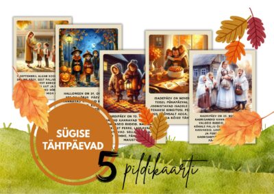 1.SEPTEMBER, HALLOWEEN, ISADEPÄEV, MARDIPÄEV, KADRIPÄEV