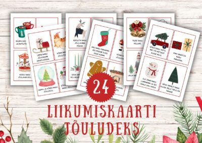 LIIKUMISKAARDID JÕULUDEKS