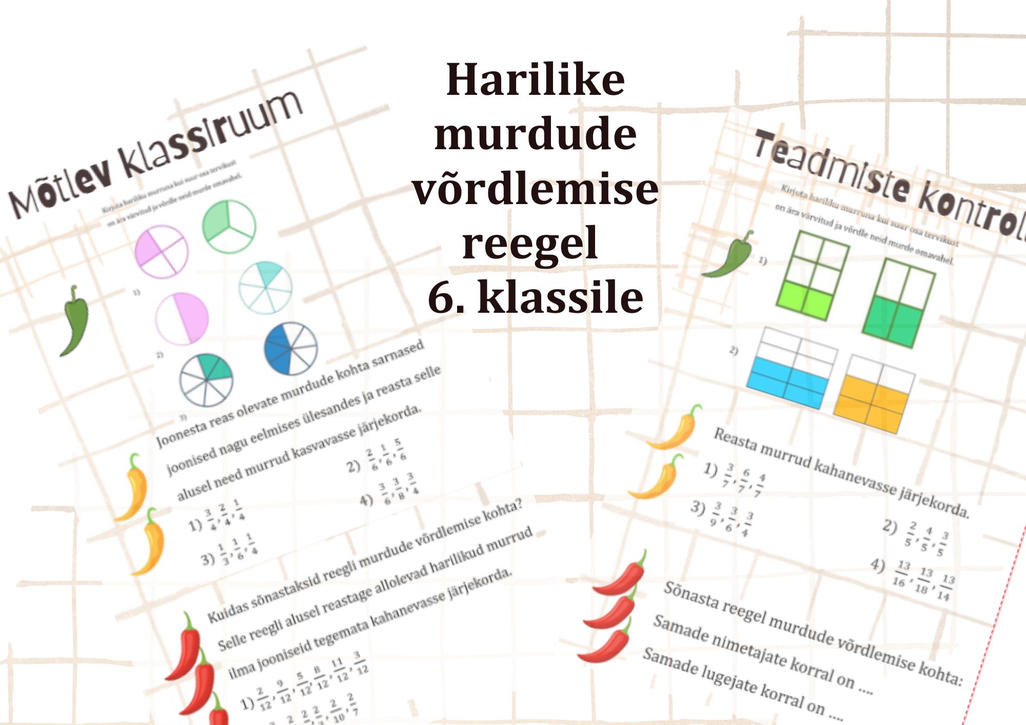 Mõtlev klassiruum: harilike murdude võrdlemine