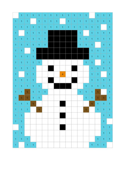 Värvi numbri järgi - lumememm