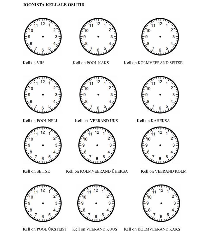 Kella tööleht - Image 2