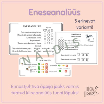Eneseanalüüsi küsimustikud
