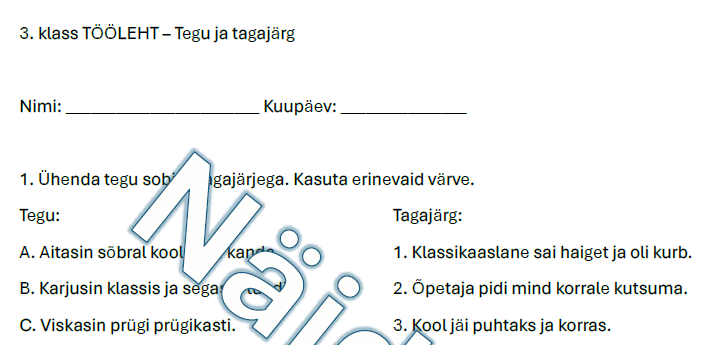 Tegu ja tagajärg