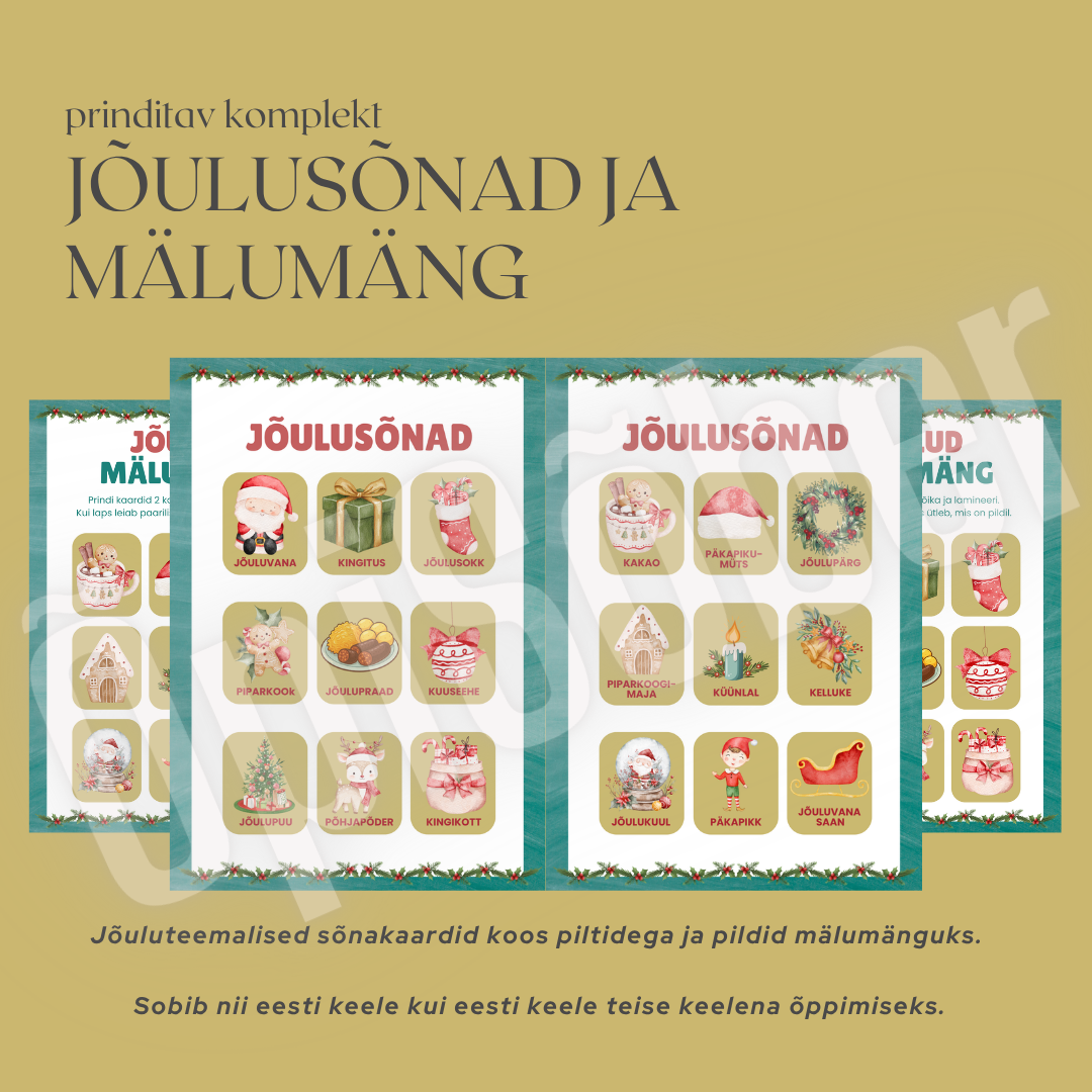 Jõulusõnad ja mälumäng