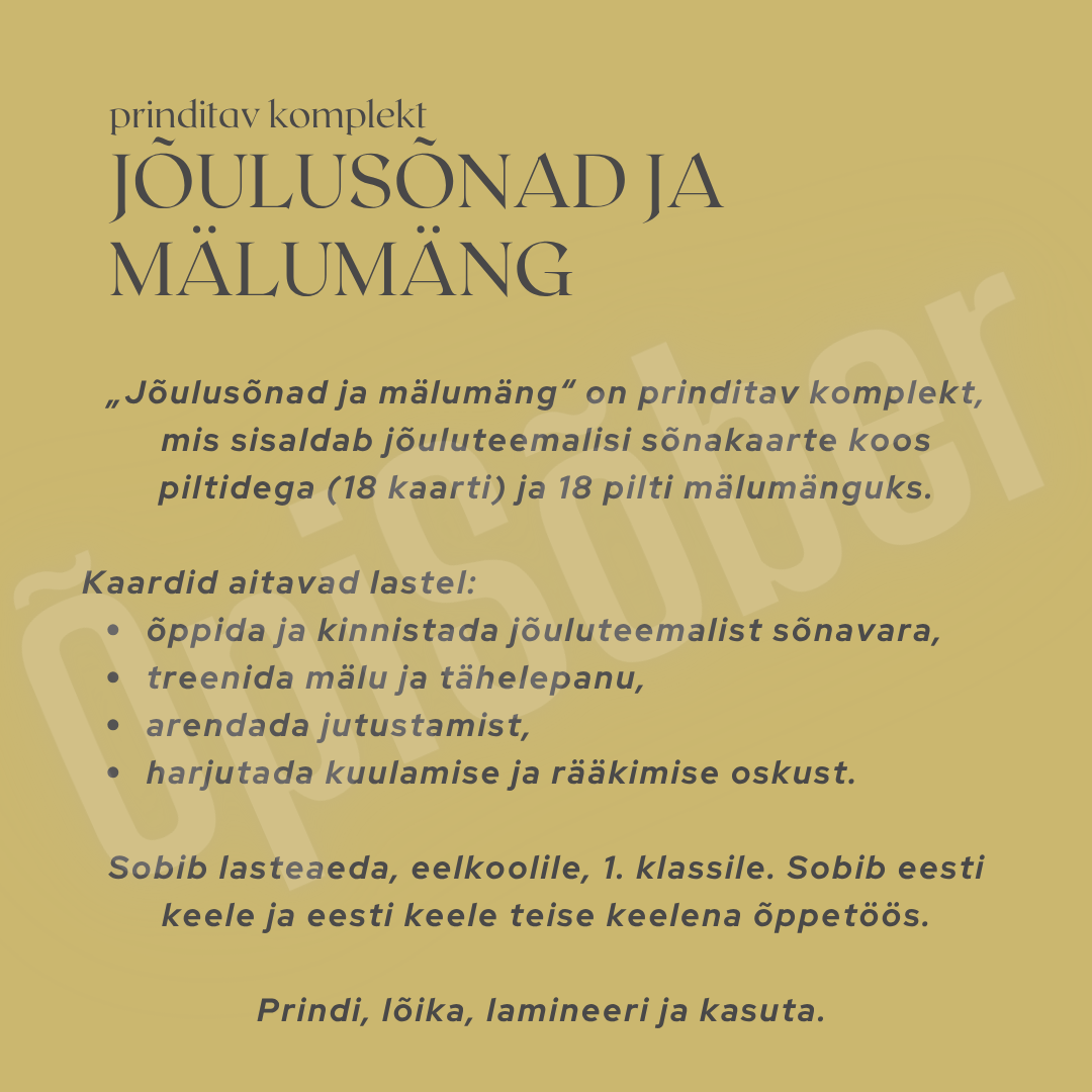 Jõulusõnad ja mälumäng - Image 2