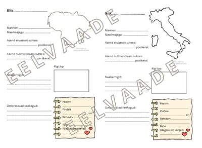 Riikide geograafiline asend