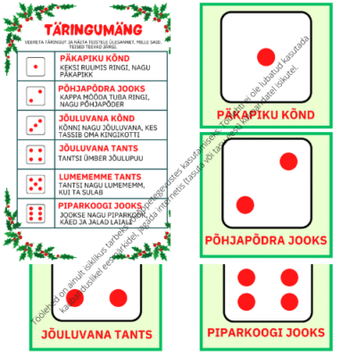 TÄRINGUMÄNG - JÕULUD