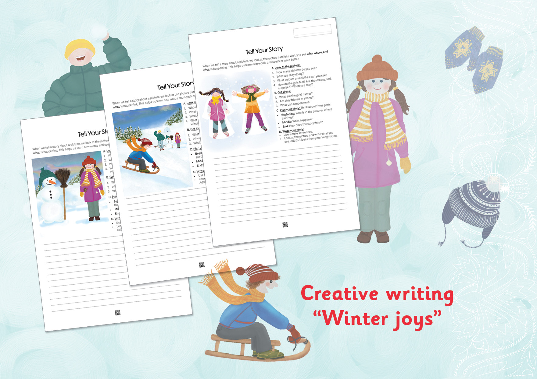 Loovkirjutamine "Winter joys"