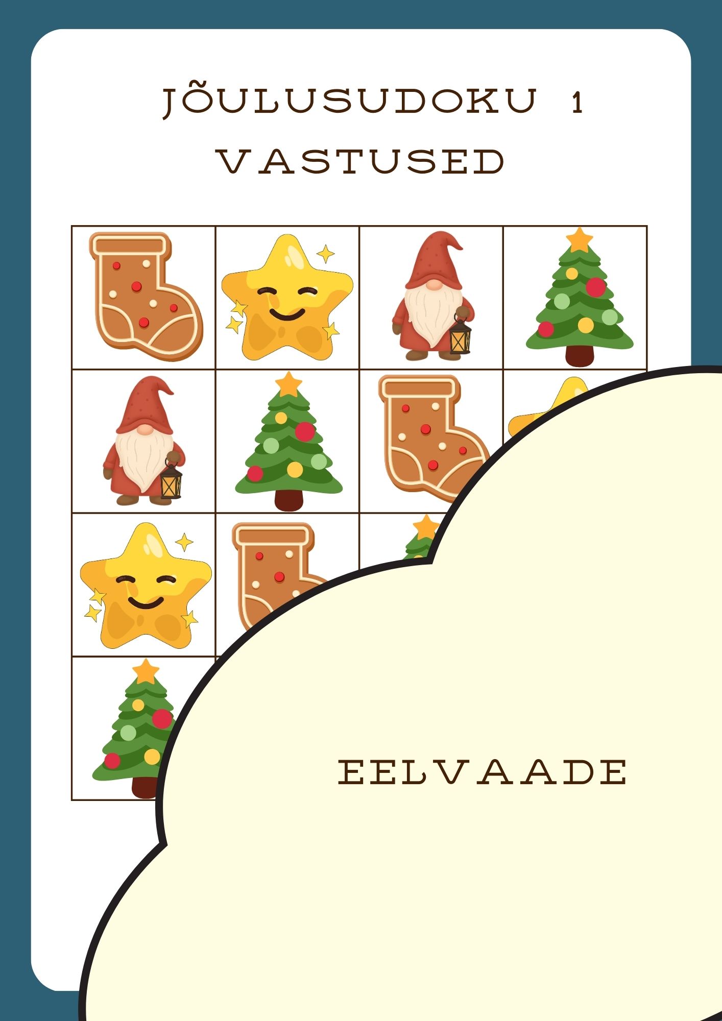 Jõulusudoku (vastustega) - Image 3