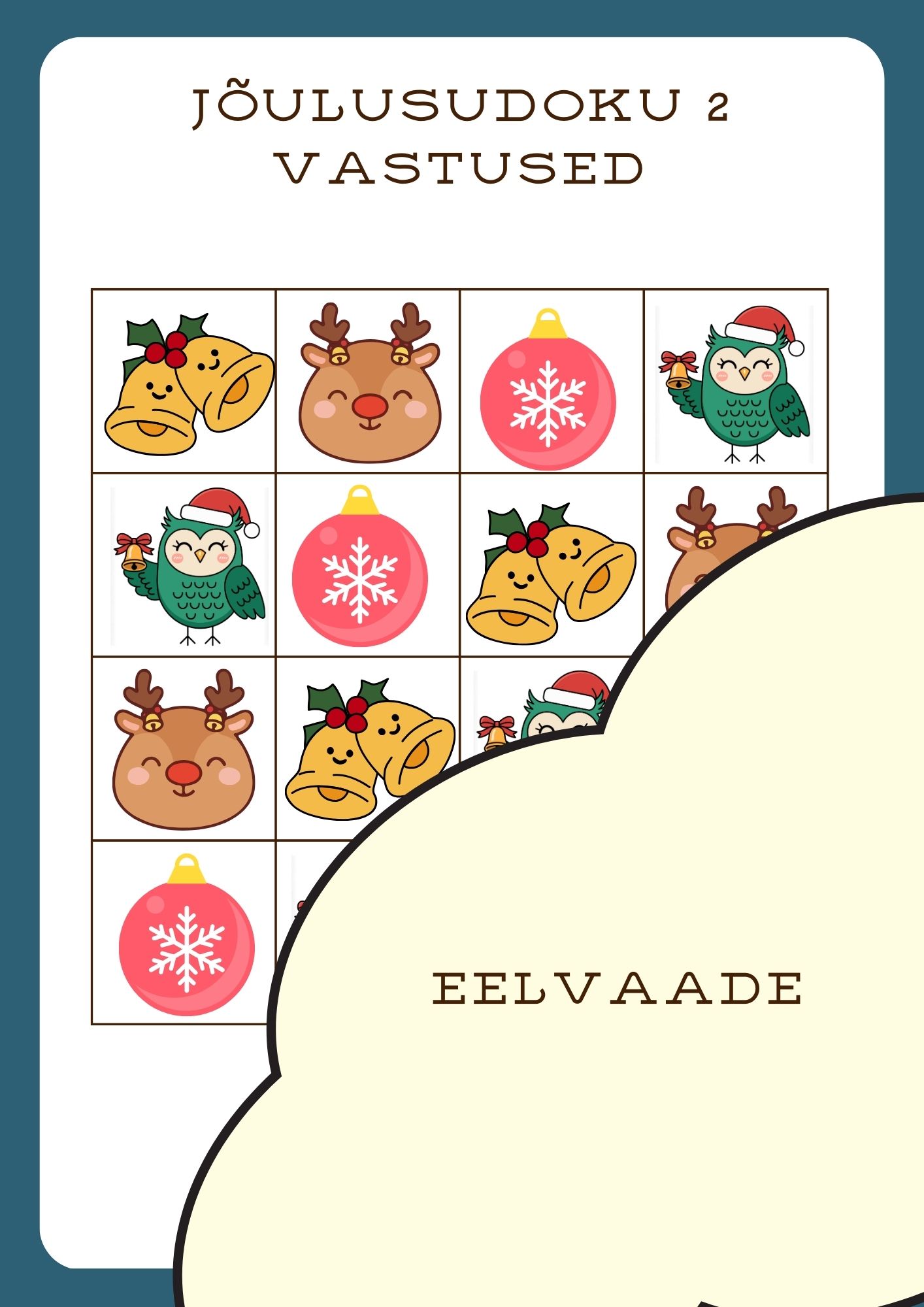 Jõulusudoku (vastustega) - Image 4