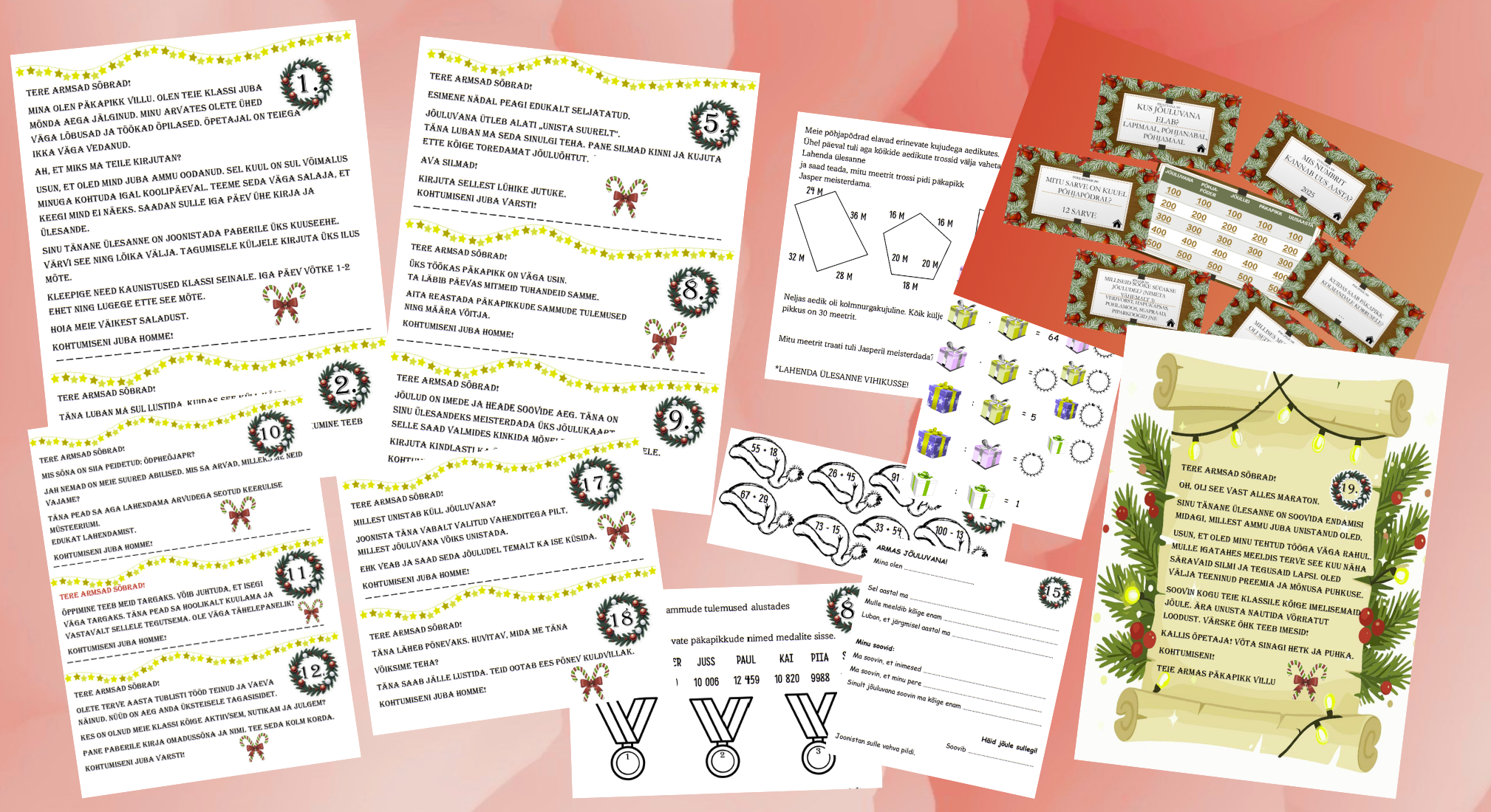 Päkapiku kirjad (2025)- ülesanne igaks koolipäevaks