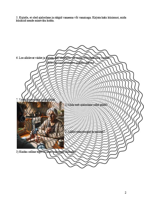 Suulised ajalooallikad tööleht - Image 2