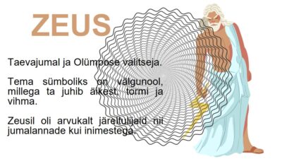 Vana-Kreeka jumalad õppekaardid