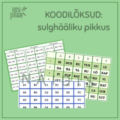 Koodilõksud: sulghääliku pikkus
