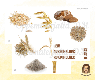 Teraviljad (sõnavarakaardid)