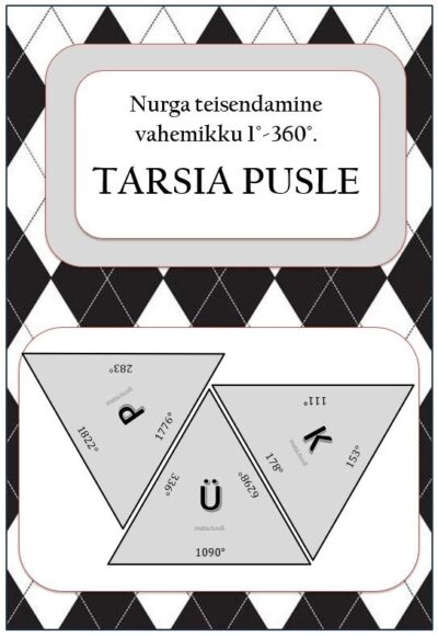 Nurga teisendamine vahemikku 1°-360° - Tarsia pusle