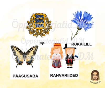 Sõnavarakaardid "Eesti Vabariik"