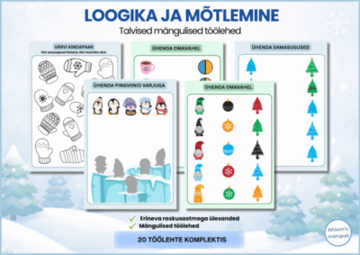Töölehed - "Loogika ja mõtlemine" (Talveteemaline)