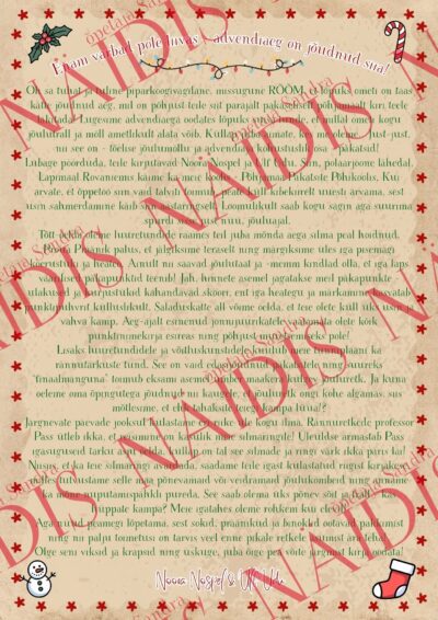 PÄKAPIKKUDE JÕULUKIRJARETK ÜMBER ILMA