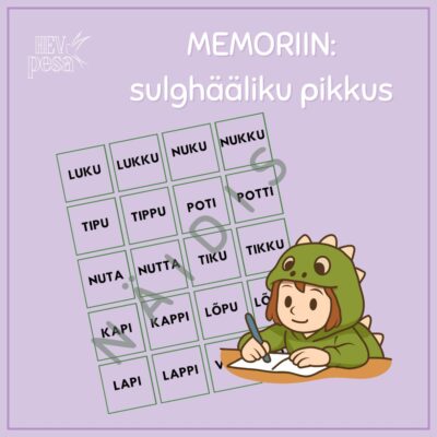 Memoriin: sulghääliku pikkus