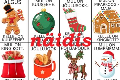 Jõulud. Mul on.. kellel on.. Mängukaardid 32 tk.