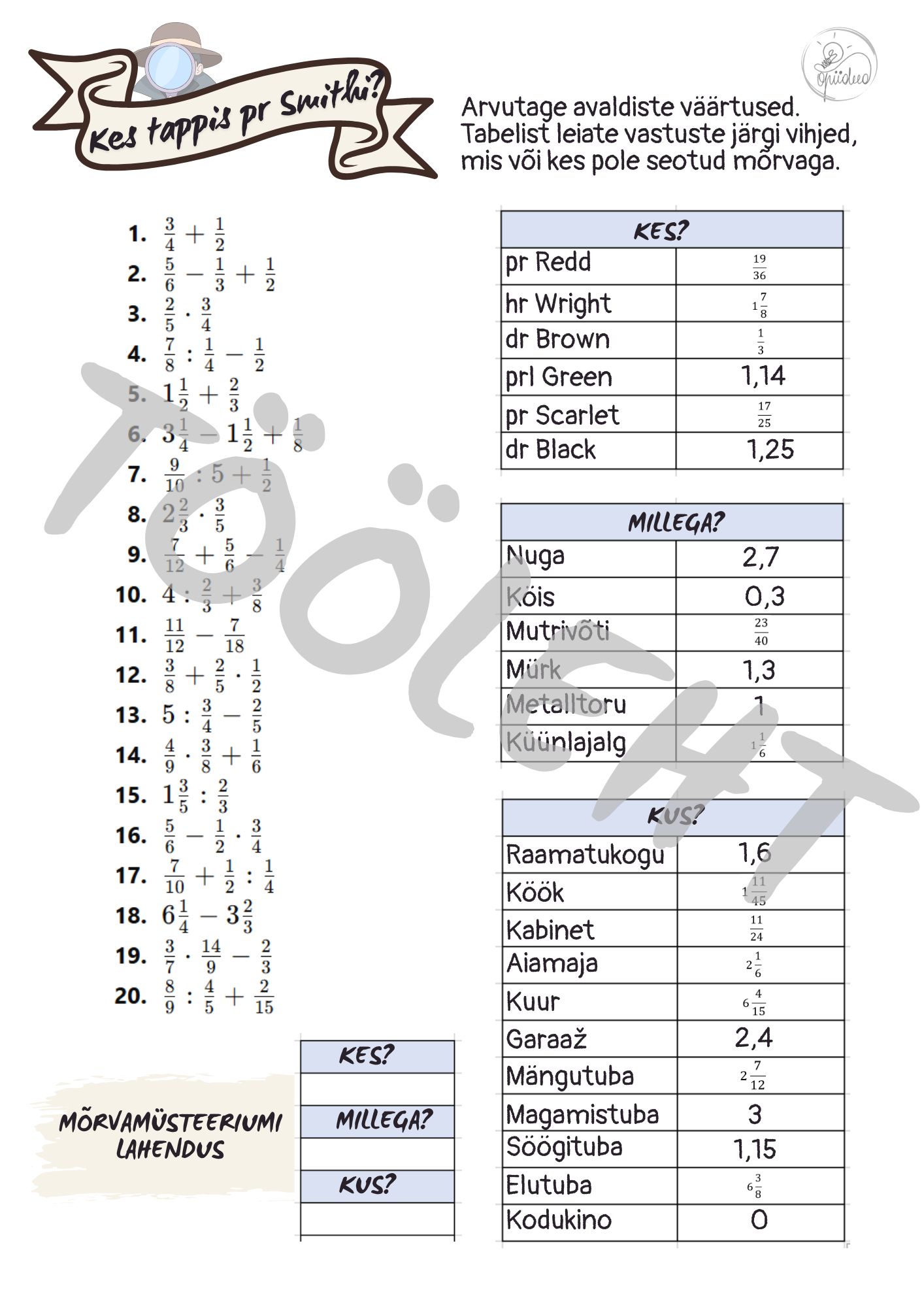 Mõrvamüsteerium - tehted murdudega - Image 4