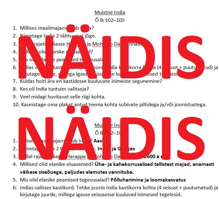 Muistne India. India usk ja kultuur.