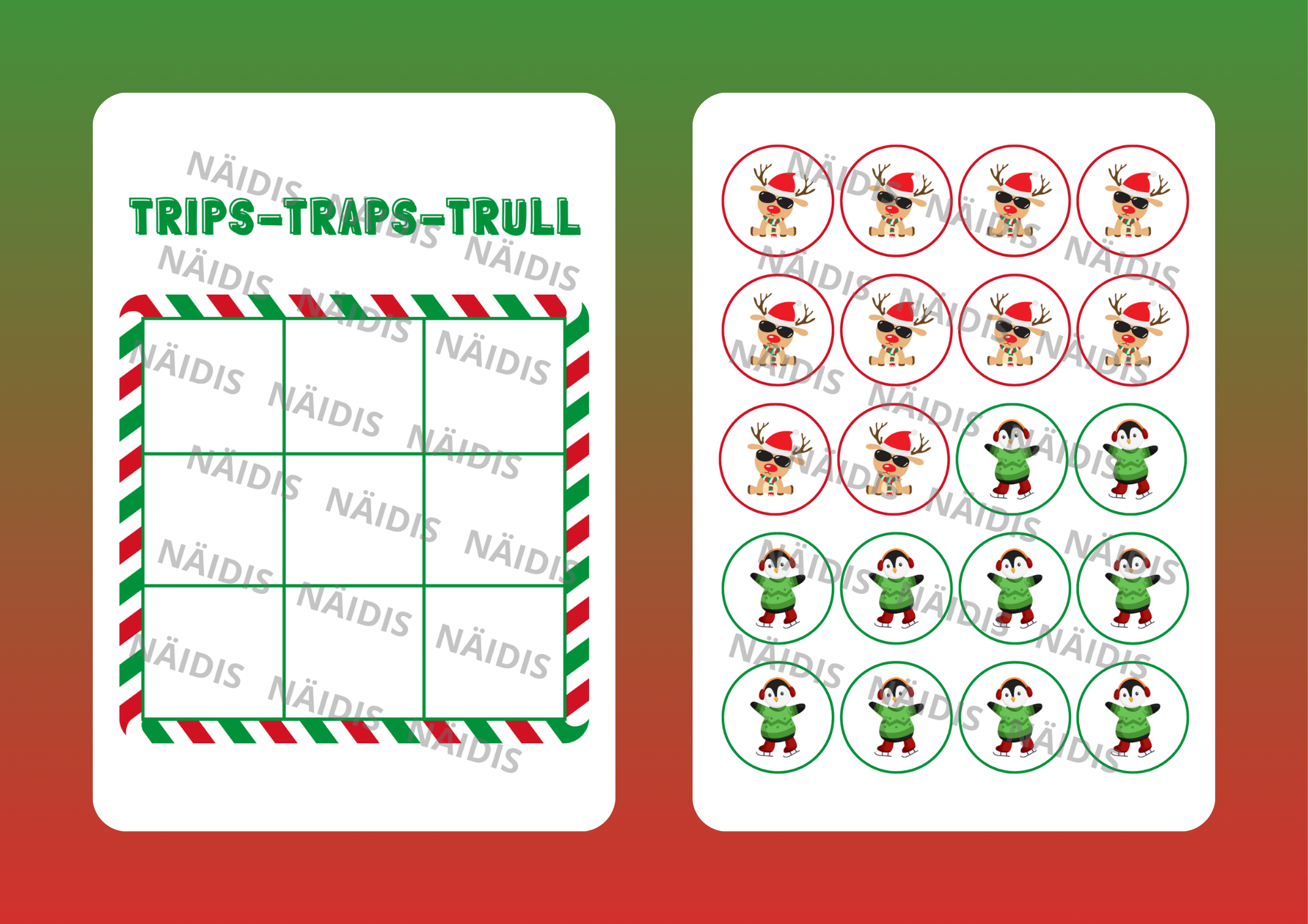 Jõulutemaatiline TRIPS-TRAPS-TRULL