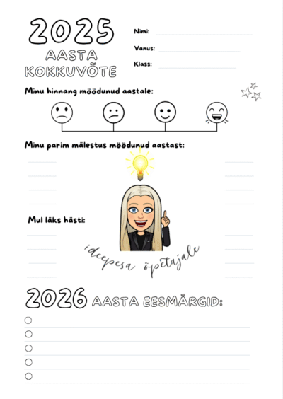 2025 aasta kokkuvõte