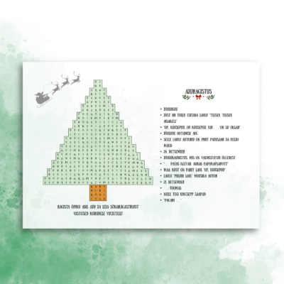 Jõulu-ajuragistus 2. klassile (Muusikamaa õpiku põhjal)