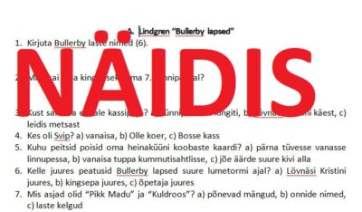 Lugemiskontroll "Bullerby lapsed"