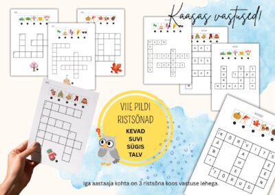 RISTSÕNAD. AASTAAJAD. Kaasas vastused!