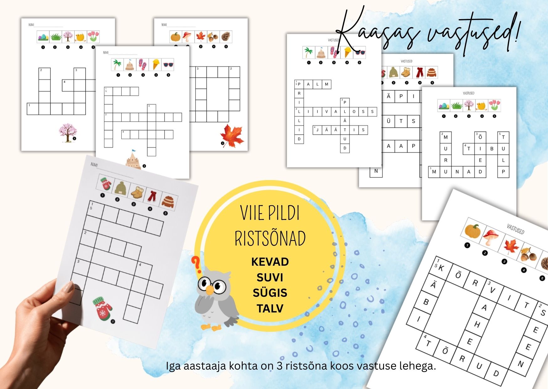 RISTSÕNAD. AASTAAJAD. Kaasas vastused!