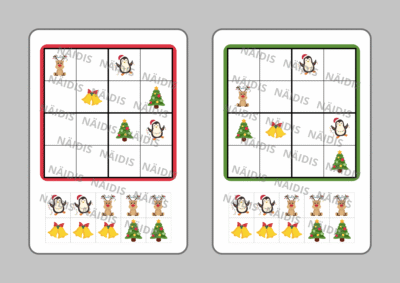 Jõulutemaatiline SUDOKU