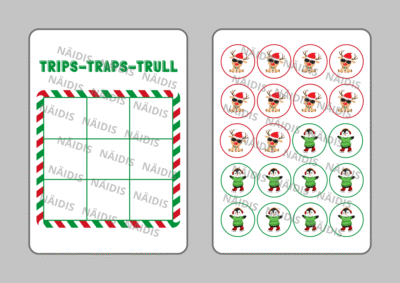 Jõulutemaatiline TRIPS-TRAPS-TRULL
