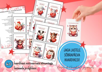 Sõbrapäev. 40 motiveerivat kaardikest.