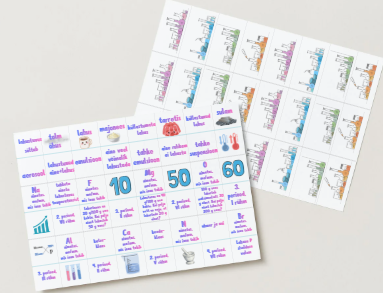 Keemia. 8.kl I poolaasta. domino (48 küsimust)