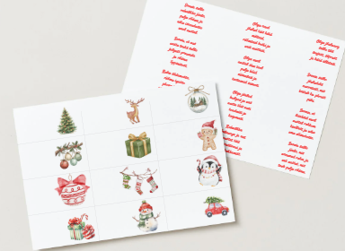 Minikaardid jõuluks (õpilastele ja õpetajatele)