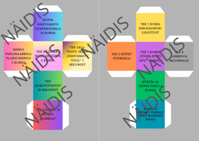 Liikumismängude kuubikud – kiire ja lõbus viis liikumispausiks