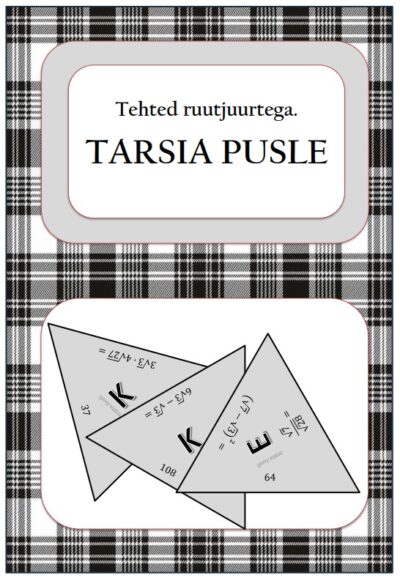 Tehted ruutjuurtega. Tarsia pusle.
