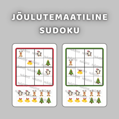 Jõulutemaatiline SUDOKU