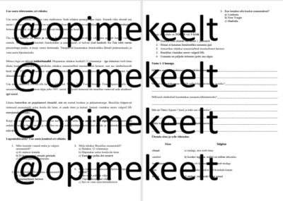 Uue aasta tähistamine eri riikides (A2-B1)