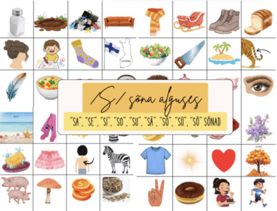 /S/ häälik sõna alguses - pildikaardid