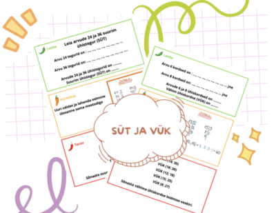 SÜT ja VÜK mõtlevasse klassiruumi