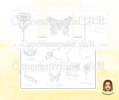 Punktiiri ühendamine "Eesti sümbolid"